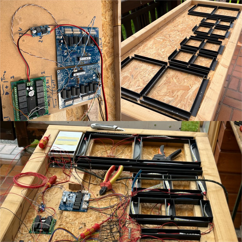 collage anzeigentafel